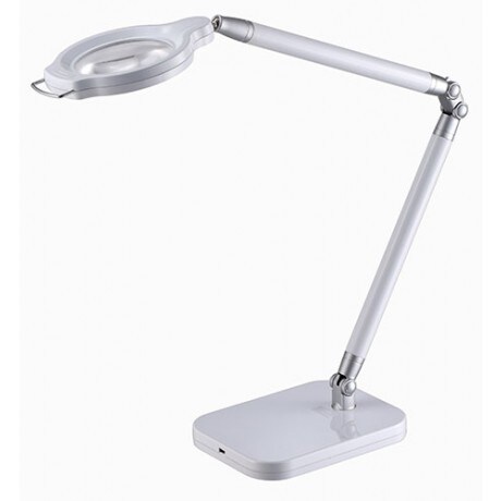 Magnifying table deals lamp with light